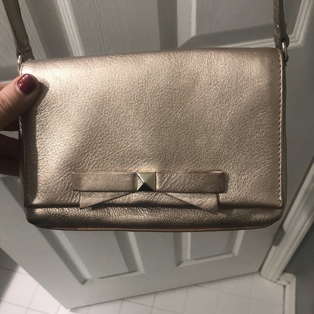 Kate spade rose gold bag